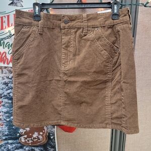 Time and Tru Brown Mini Skirt